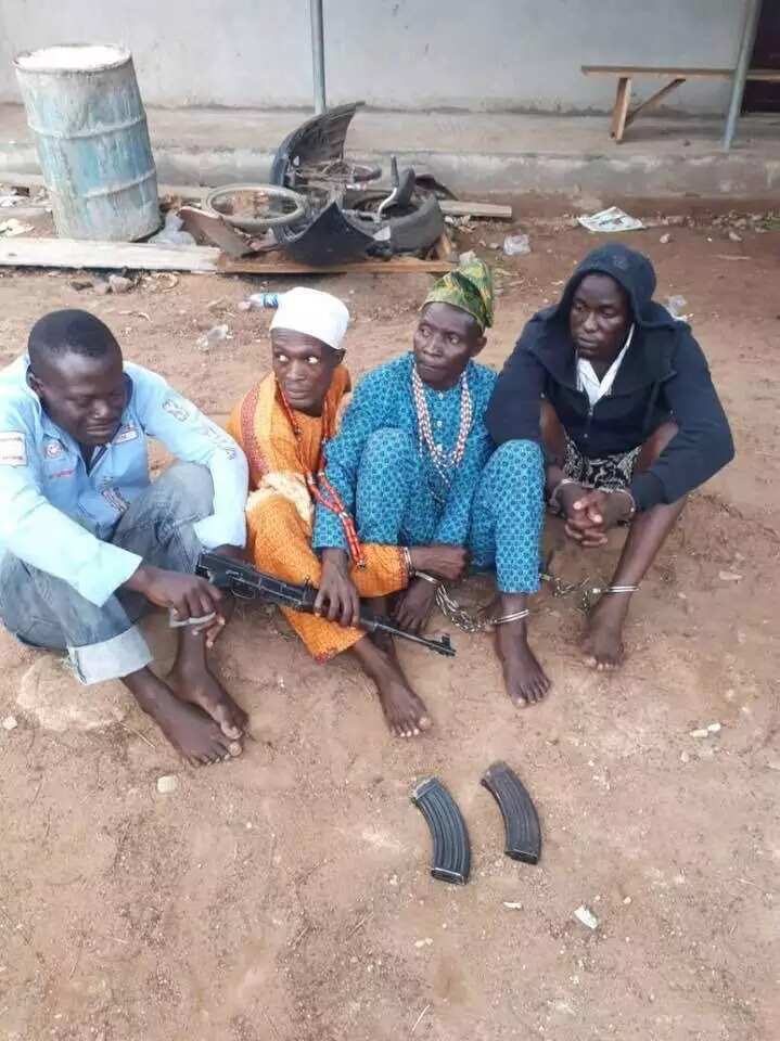 The suspects. Photo source: Abba Kyari