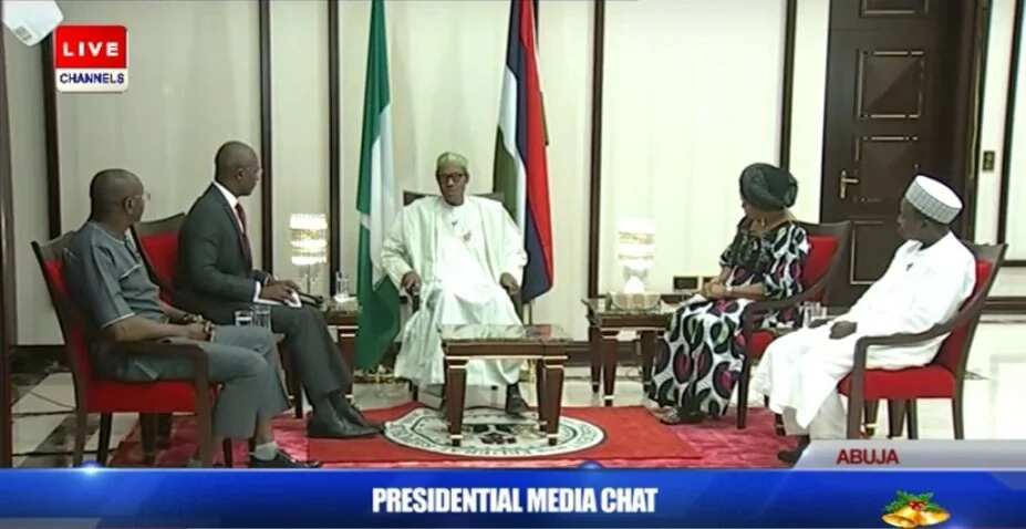 Buhari Hosts First Media Chat