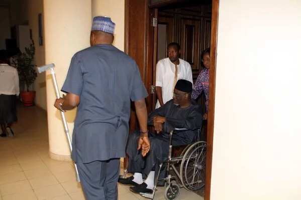 PHOTO: Ex PDP Chair Appears In Court In A Wheelchair