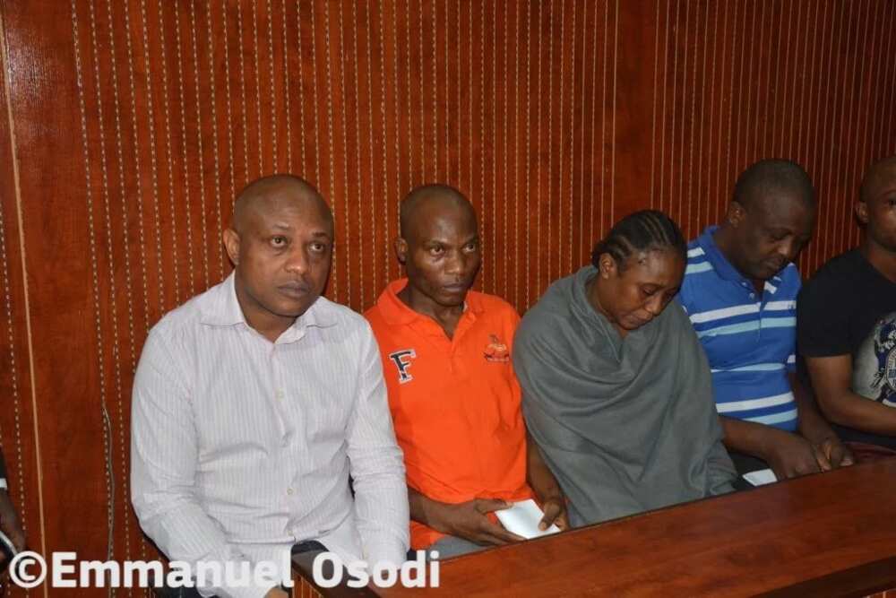 Billionaire kidnapper Evans looks fresh as court resumes hearing (photos)