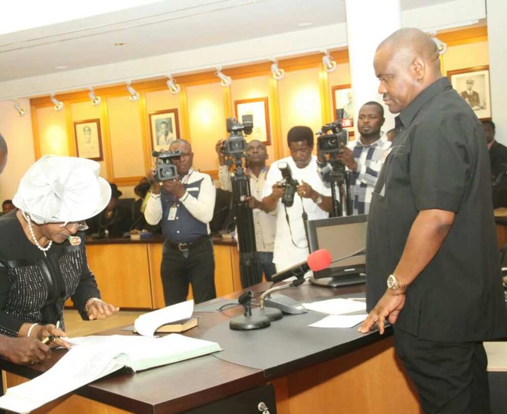 Gov Wike Swears In First Female Chief Judge In Rivers