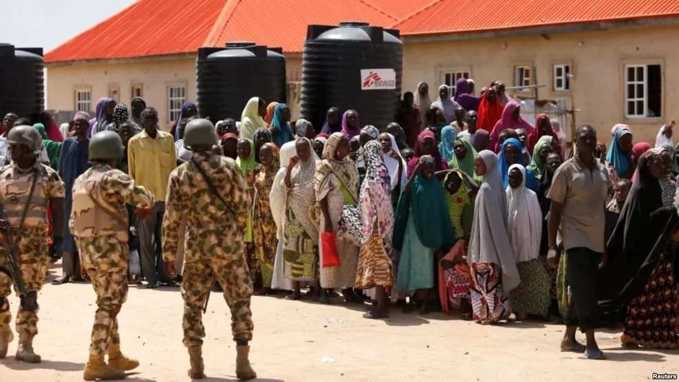 Internally displaced person, IDPs, Borno, Yobe, Adamawa state