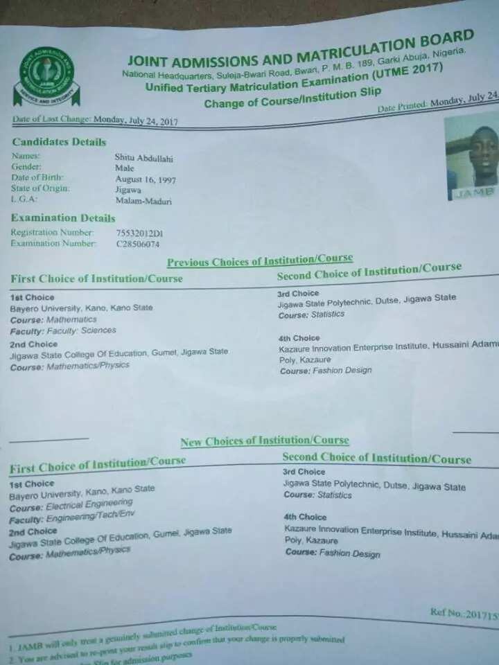 Boy passes JAMB, WAEC but is unable to further his education