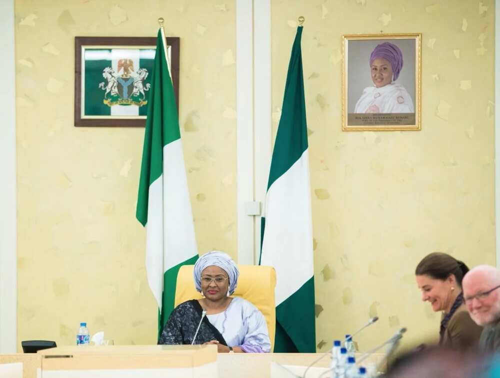 Melinda Gates visits Aisha Buhari