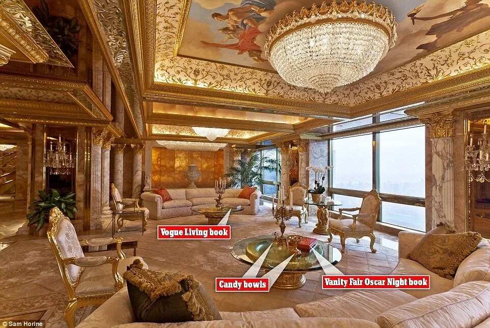 Inside Donald Trump's luxurious penthouse in New York