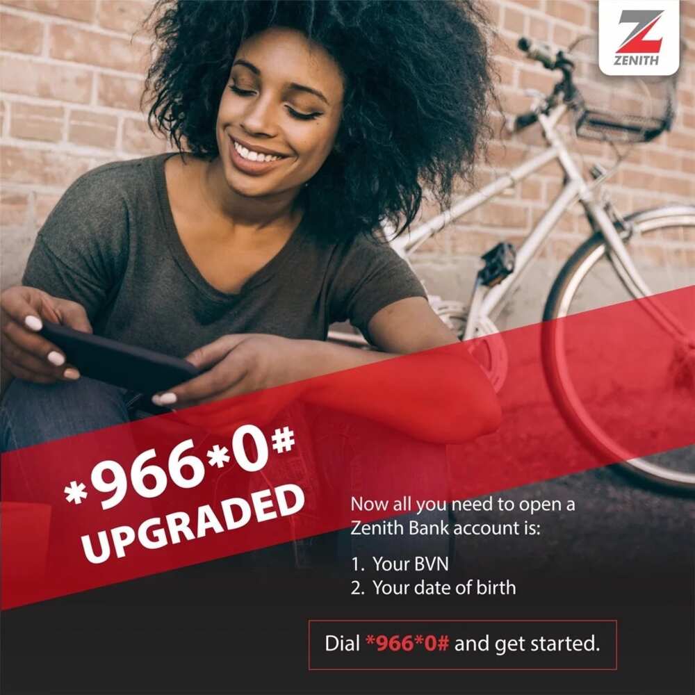 Zenith Bank upgrades its *966*0# account opening USSD service