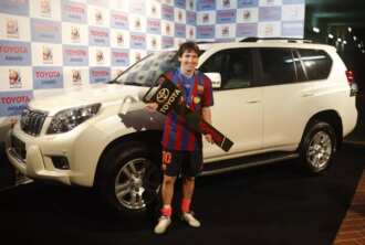 Toyota Prius Lionel Messi house and cars