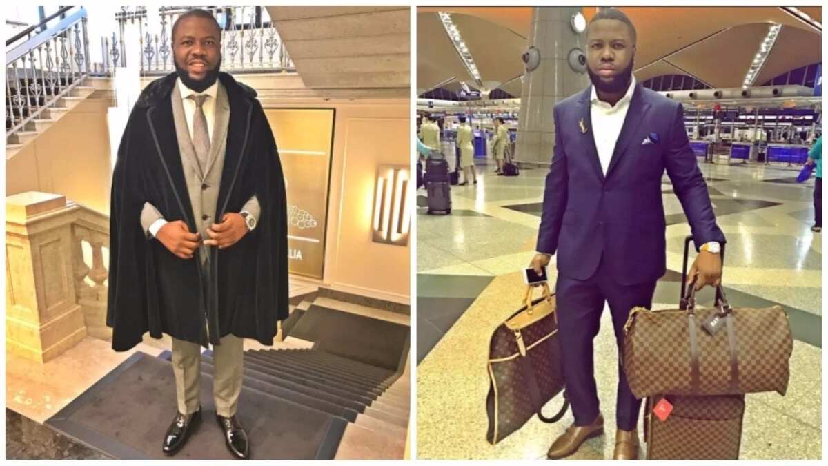 Linda Ikeji Blog on X: Hushpuppi and his Louis Vuitton bags