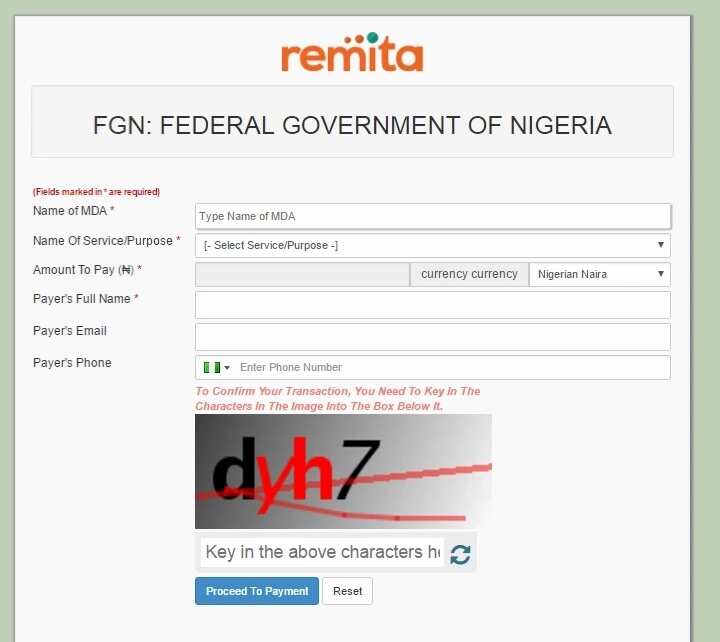 NTI Remita payment guide