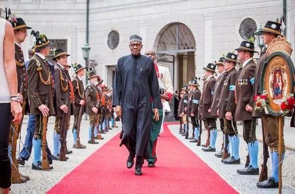 President Buhari Chats With UN Secretary, German Minister