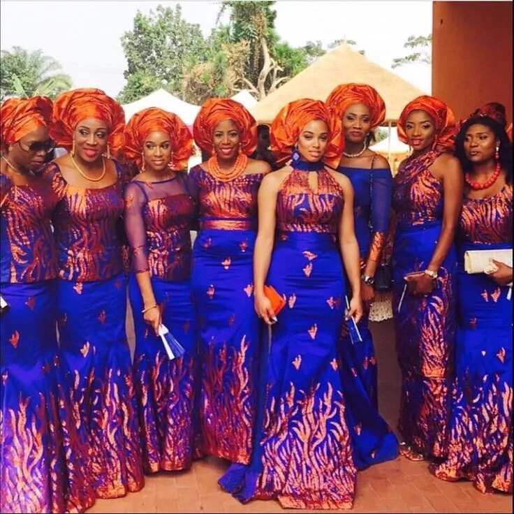 traditional attire for bridesmaids