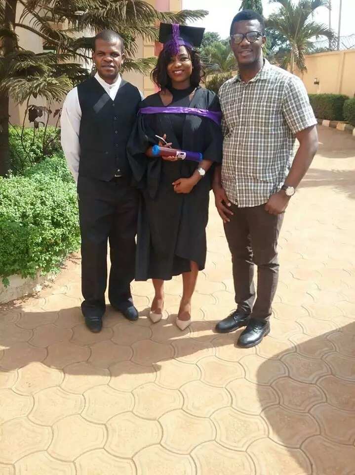 Beautiful lady graduates with a first class in Engineering from UNIZIK