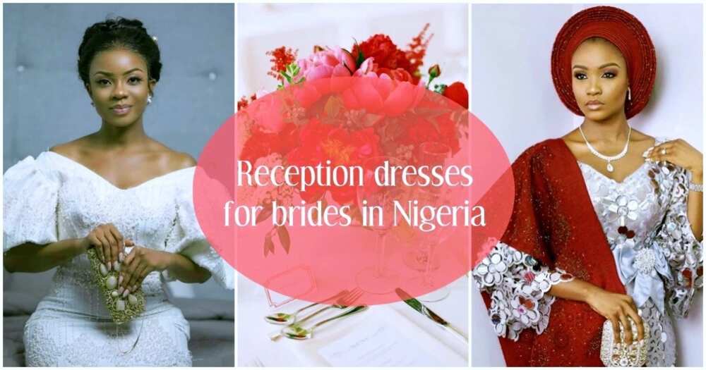Reception dresses for brides in Nigeria