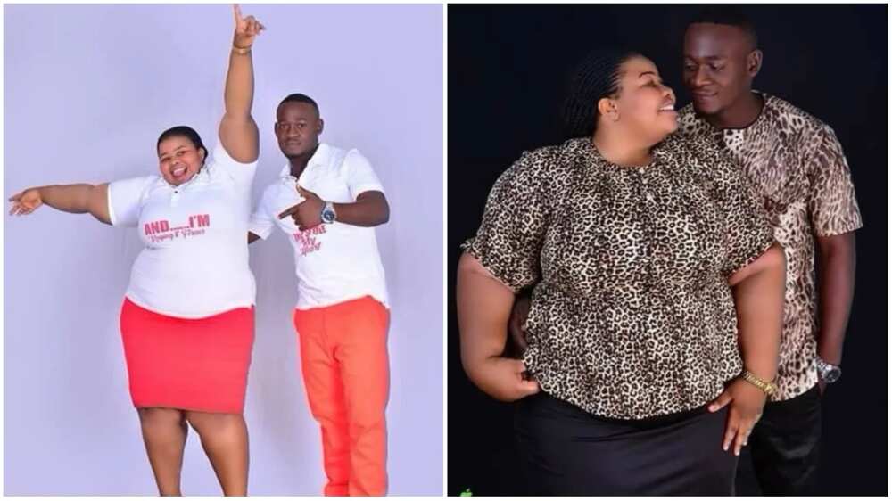 Viral pre-wedding photos of a plus size lady and her fiancé