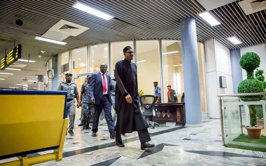 Buhari Pictured In Economy Class Of British Airways