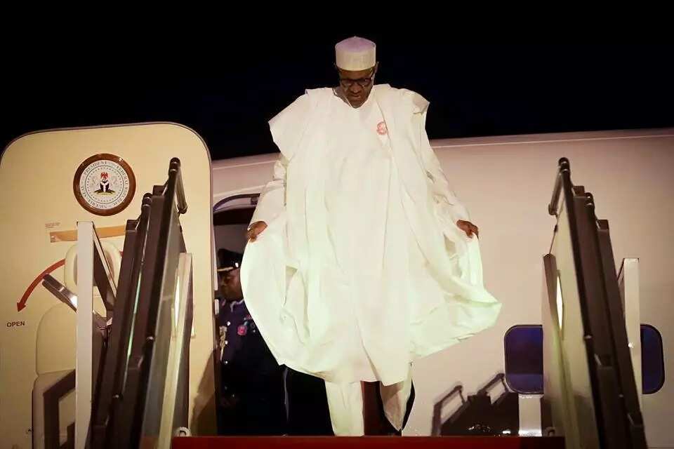 Buhari arrives Senegal for peace and security in Africa (pics)