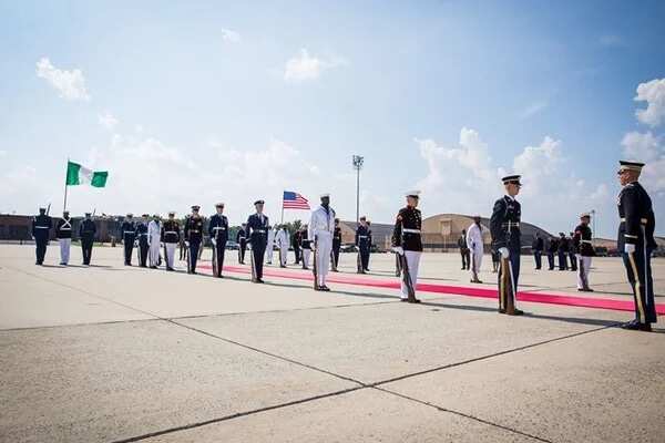 Breaking: President Muhammadu Buhari Arrives USA