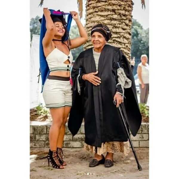 She molded me into the woman I am today - Young lady celebrates grandma (photos)