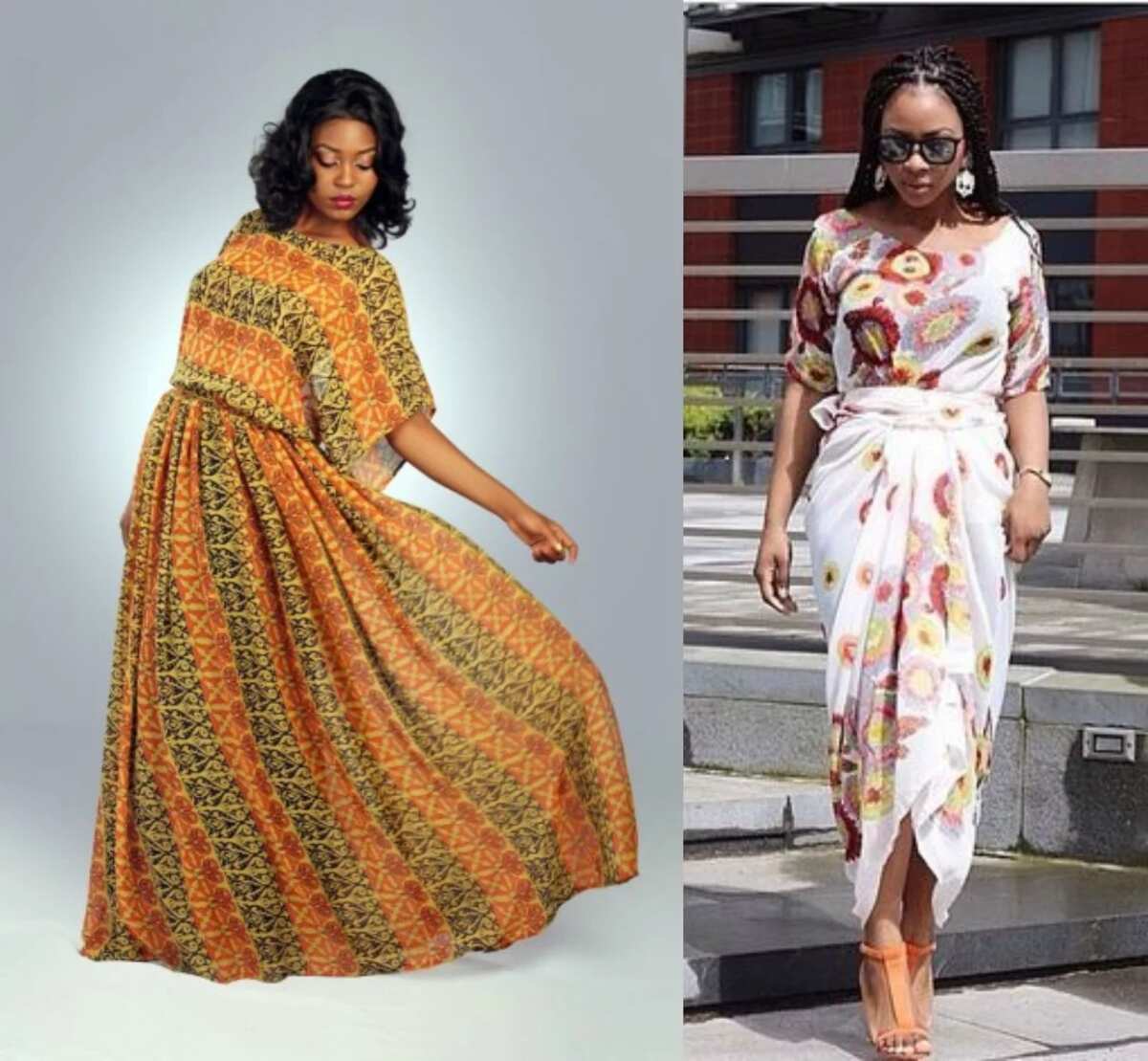 bellanaija chiffon styles