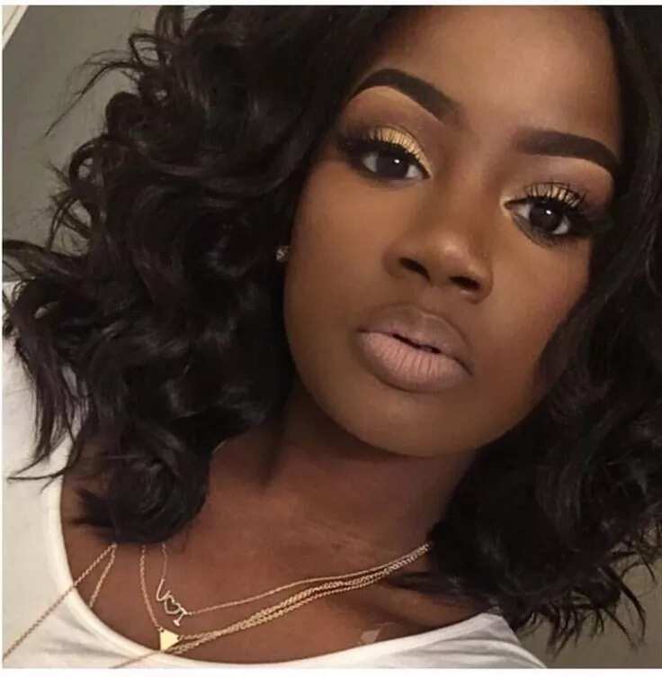 brown ombre lips for dark skin