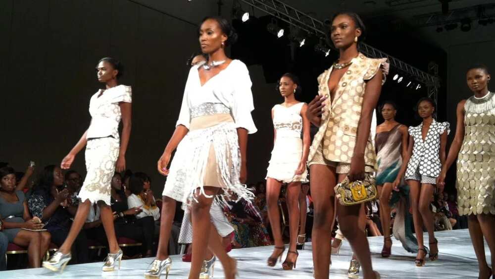 Nigerian models on the show Nigerian models on the show