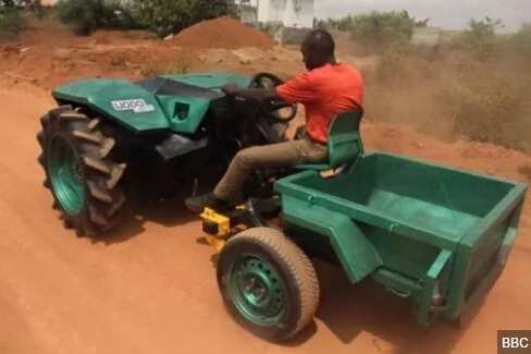 Engineer designs Nigerian-built tractor to boost agriculture