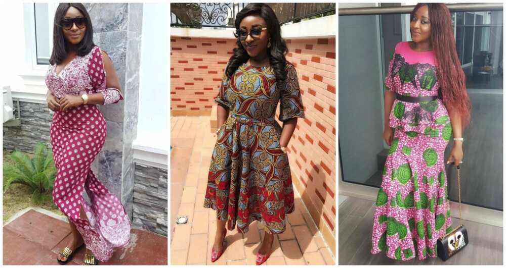 Ini Edo and ankara style