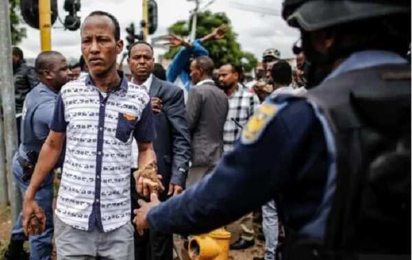 S'Africa anti-immigrant protesters