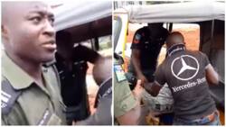 Video of Nigerian police officer threatening to reduce a man to nothing goes viral