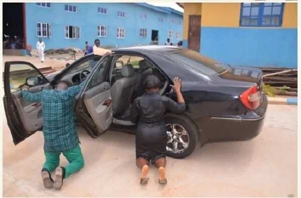 Apostle Suleman Gifts A Woman A Toyota Camry In Church Today (Photos)