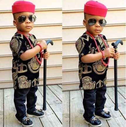 Igbo traditional attire for children Legit.ng