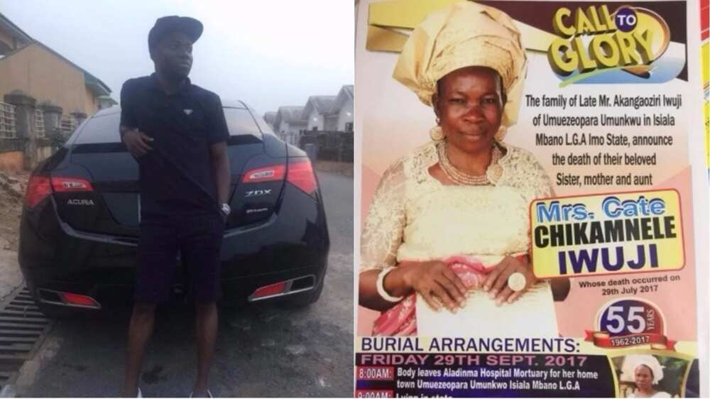 Clearance Bright Michael and his mum
Source: Facebook, Ifeanyi Clearance Bright Michael and his mum
Source: Facebook, Ifeanyi