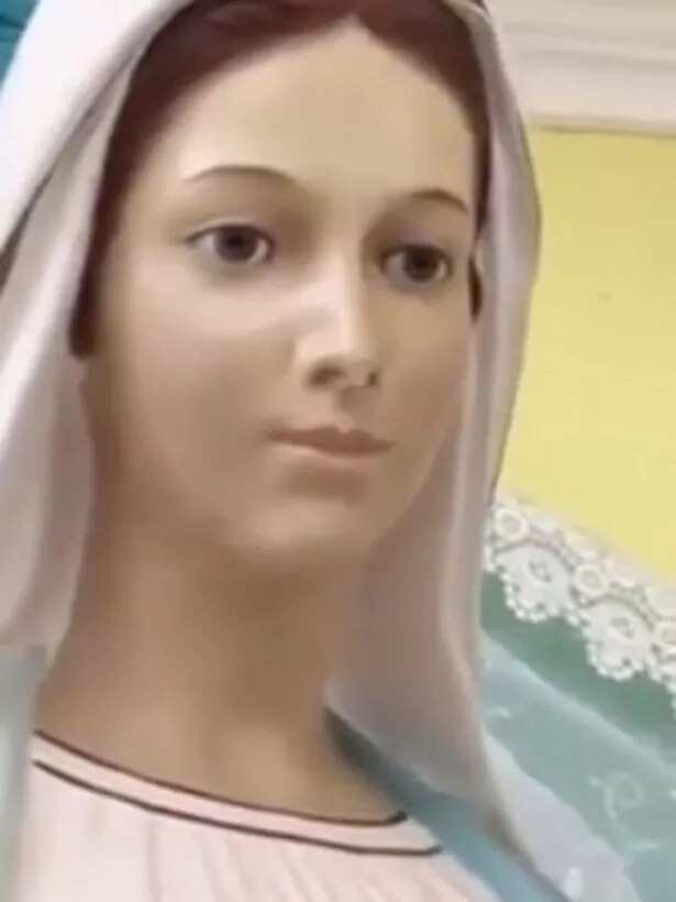 Statue of Virgin Mary filmed weeping for unknown reason
