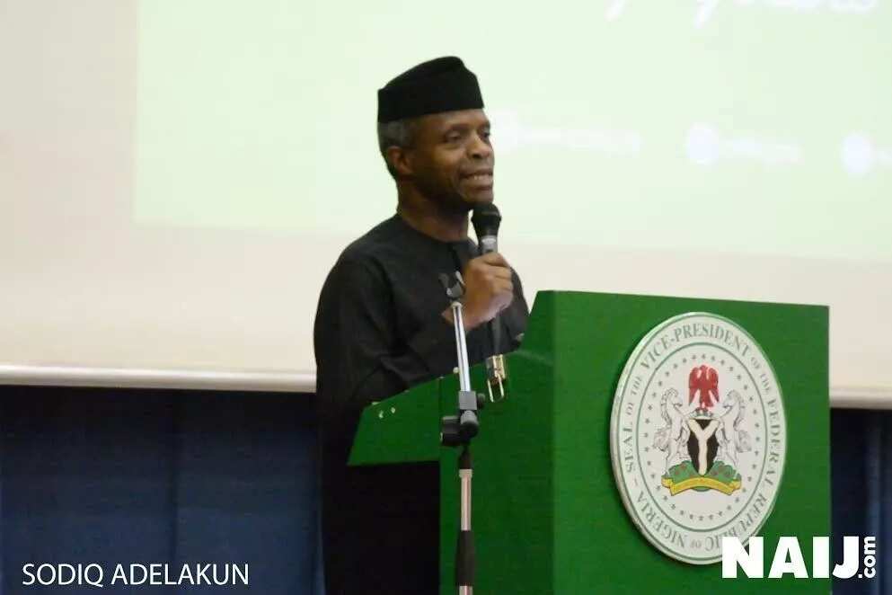 Osinbajo hammers on Nigeria's unity at Murtala Muhammed Lecture