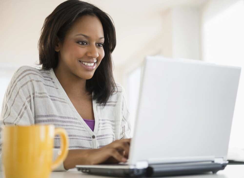 Woman on laptop