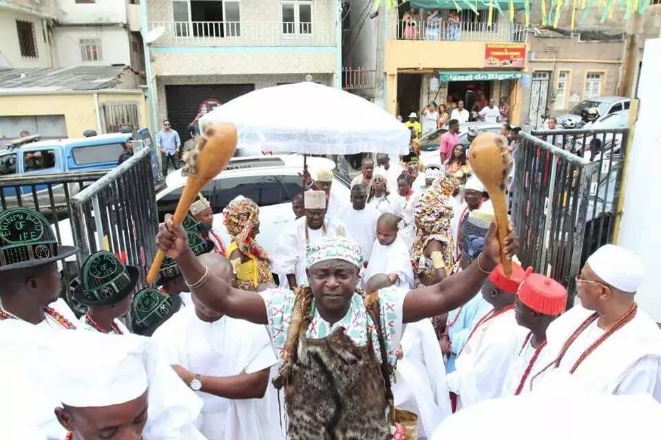 Ooni of Ife visits oldest African temple, proclaims Bahia capital of Yoruba nation In America