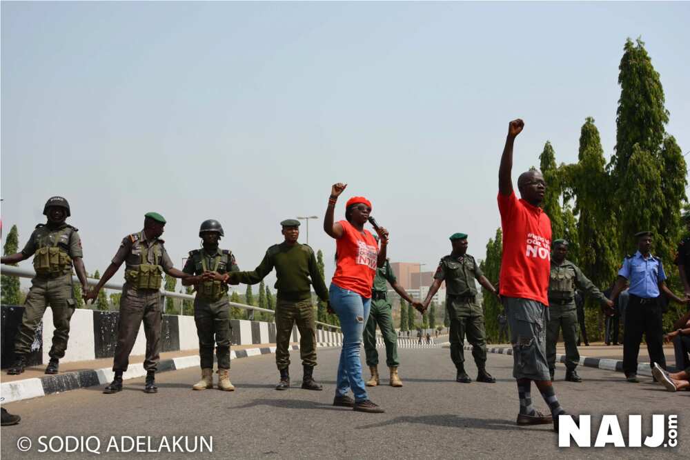 After alleged arrest, Ezekwesili leads fresh BBOG protest to Aso Rock