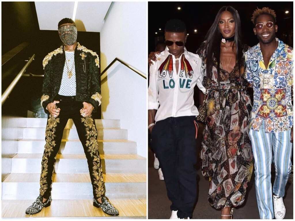 Wizkid dolce clearance and gabbana show