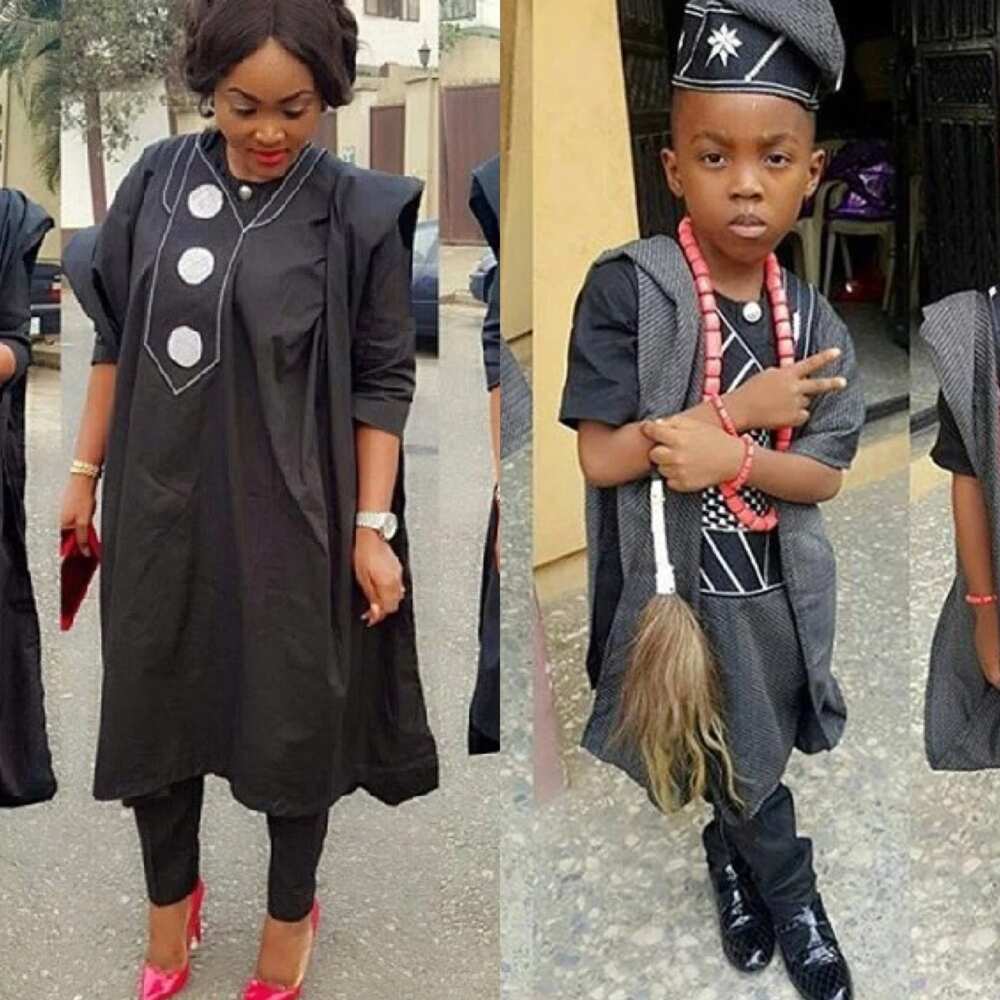 Mercy Aigbe daughter and son