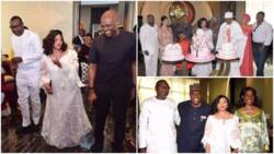 See Nigerian billionaires dancing at Folorunso Alakija's 66th birthday thanksgiving (photos)