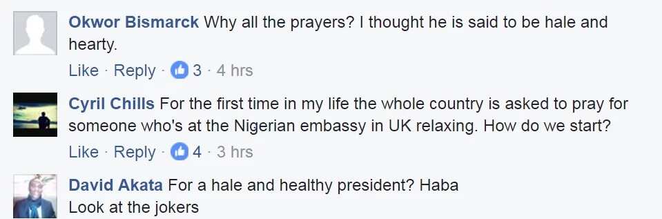 ‘Why disturb God when the president is not sick – Anger trails 10-day prayer, fasting for Buhari