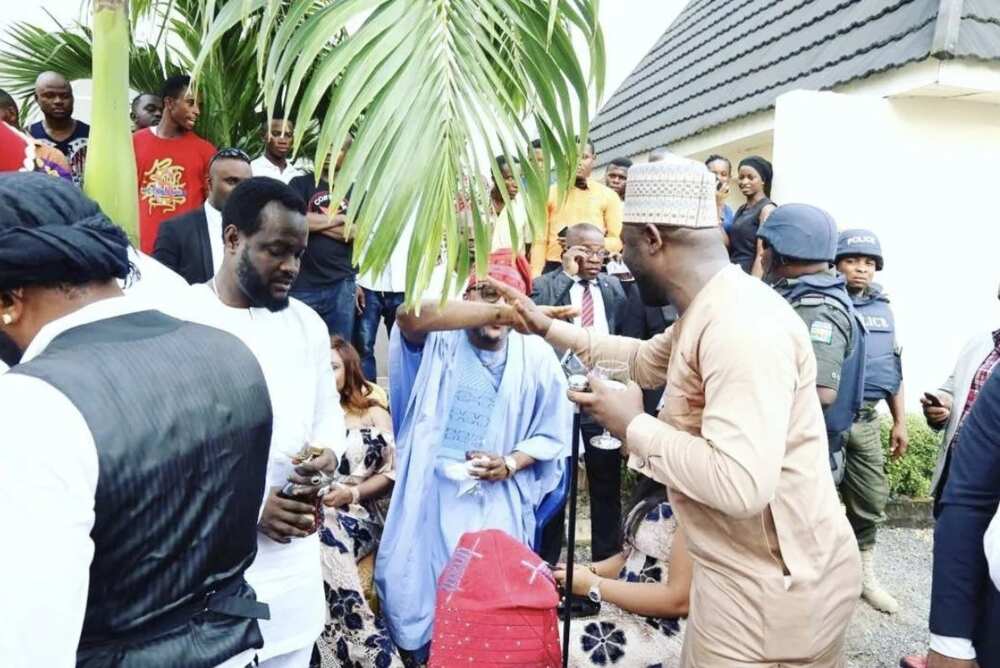 E-Money, His Wife And Kcee Attend Wedding In His Village, Welcomed By Kinsmen (Photos)
