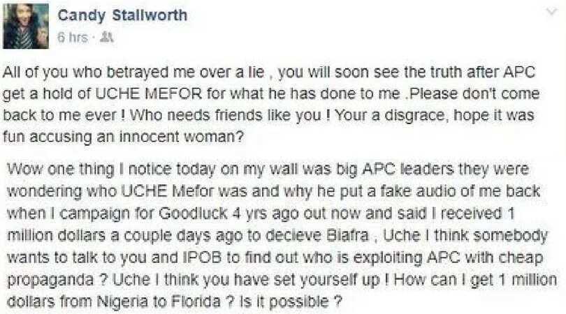 IPOB leader rebuff claims of taking $1million from APC