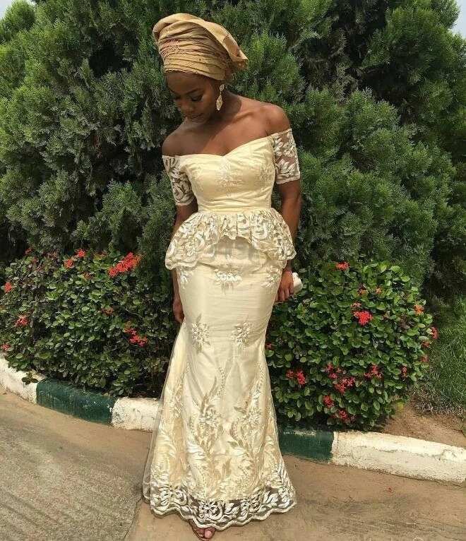 Latest styles for native gowns in Nigeria