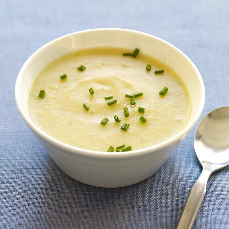 Irish potato cream soup