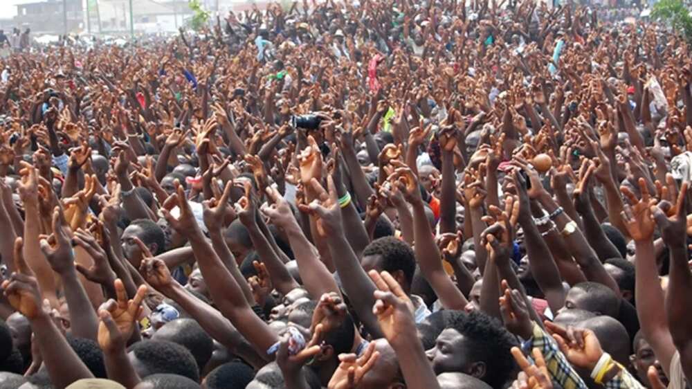 Mass protest against unemployment in Nigeria