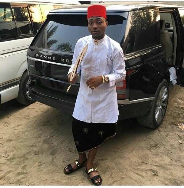 Davido in Igbo cultural dressing