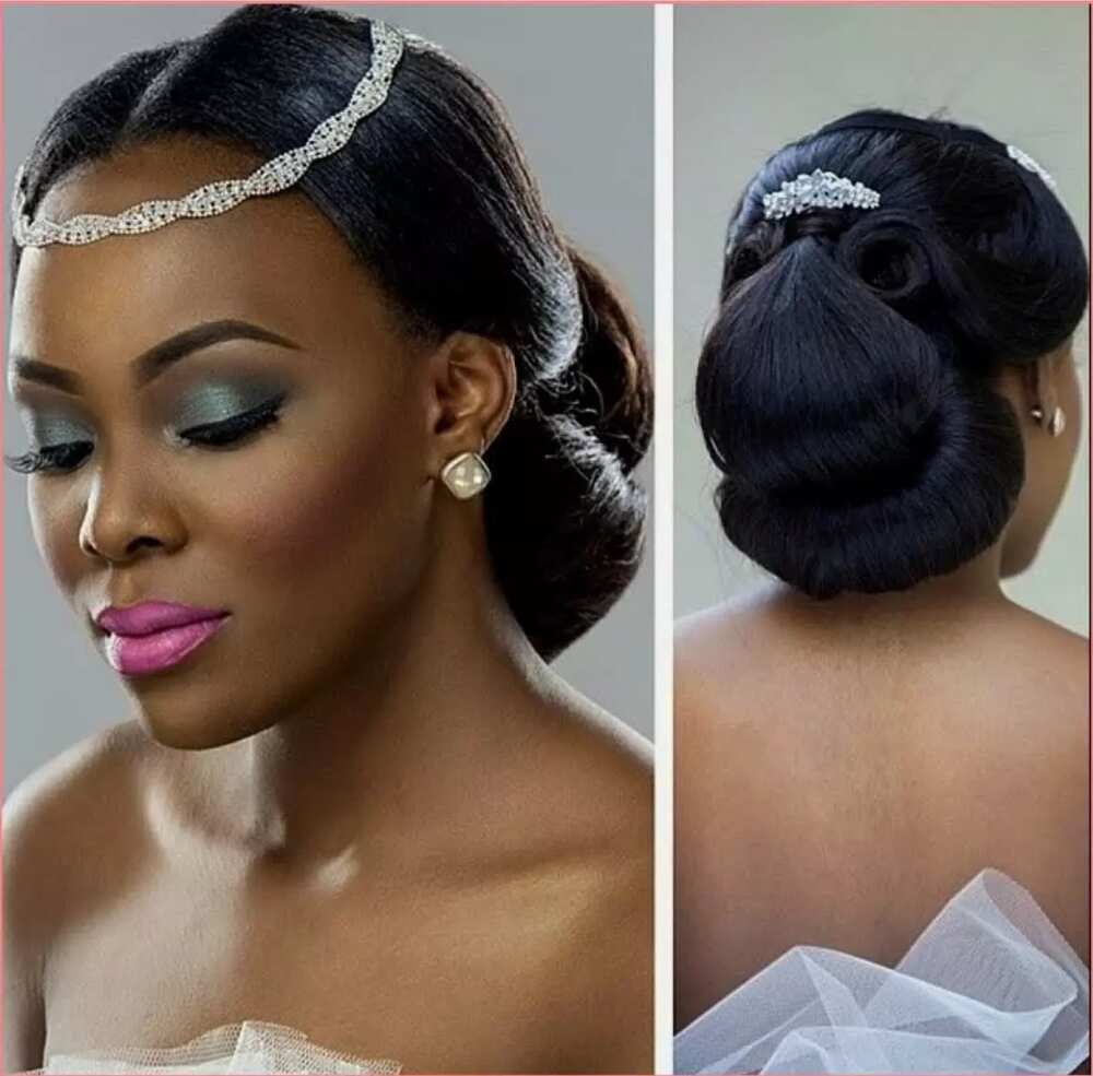 Latest Nigerian wedding hairstyles