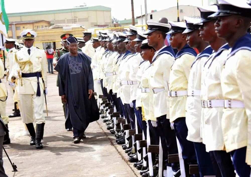 Nigerian Navy officers
