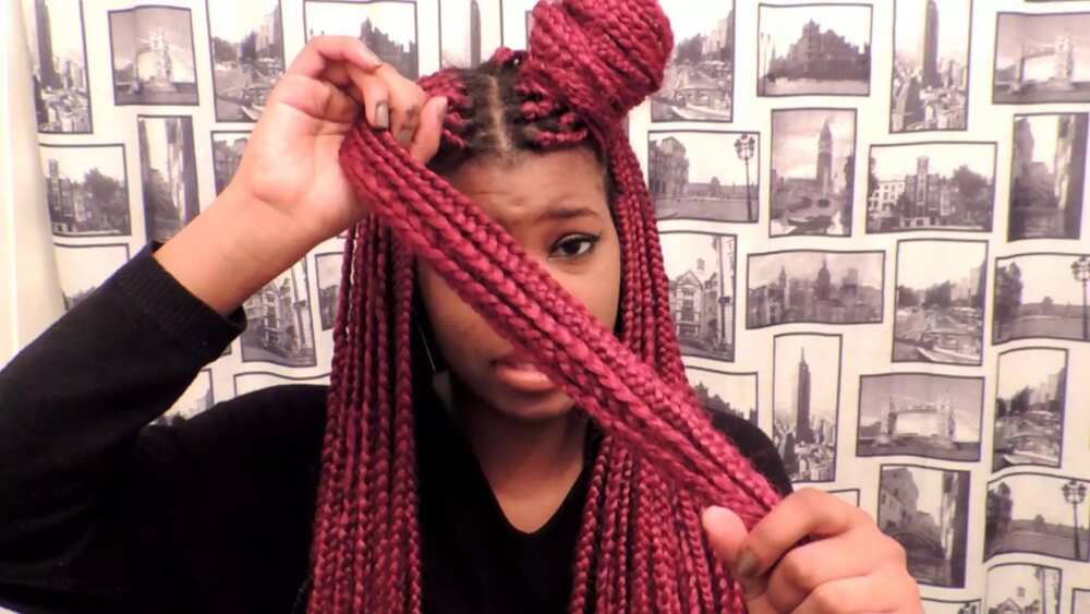 Nigerian braids hairstyles with wool 